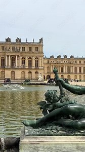 Fountain in Versailles Paris France is the place where many films were shot including Angelique and the King High quality 4k footage
