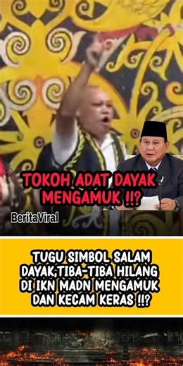 TOKO ADAT DAYAK MENGAMUK !!? #TOKOADATDAYAK #MENGAMUK #shortsvideo #viral #shortsyoutube #shorts