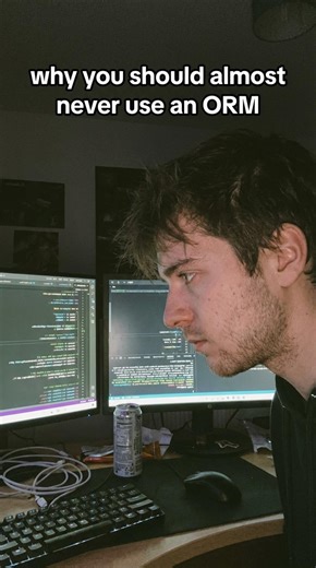 The DEV. on Instagram: "orms promise convenience but often deliver hidden performance issues. here's why raw sql (or a query builder) is usually the better choice. 👇 1️⃣ The N+1 Problem 👉 Fetching a list of users, then one extra query for each user's posts. Your simple loop just created 101 database calls instead of 2. 2️⃣ Bloated SQL Generation 👉 The SQL your ORM writes is often verbose and inefficient. A simple `SELECT` can become a huge, complex query behind the scenes. 3️⃣ Leaky Abstracti