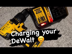 How to charge your DeWalt drill battery correctly 😊