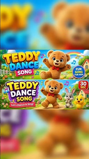 Teddy Bear Dance 🧸 | Kids Song | Nursery Rhymes Cartoon