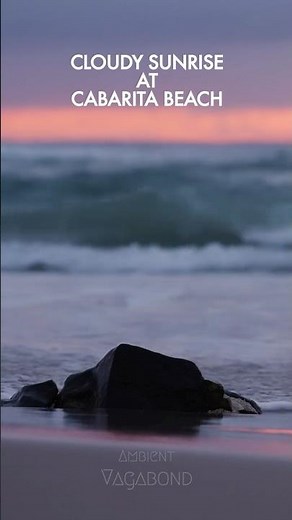 Sunrise Waves at Cabarita Beach | Relaxing Ocean Sounds | Australia Short | 4K SOUNDSCAPE #nature