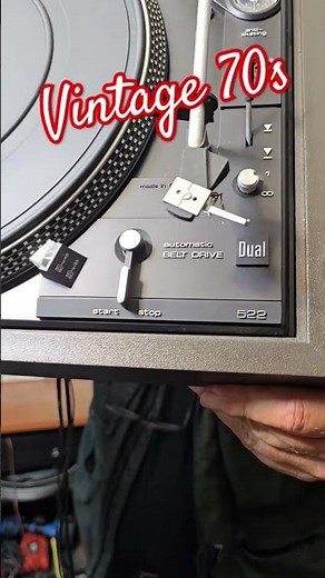 Vintage TURNTABLE - Dual Belt Drive Plattenspieler Germany 1979 - Old TURNTABLES For Sale