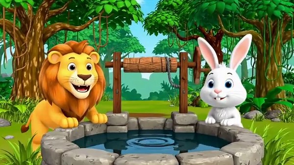 The Angry Lion & Clever Rabbit | Kids Cartoon Story