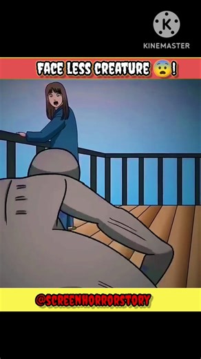 Horror movie of face less creature 😰!short horror story #ytshorts #viral #shorts