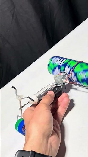 Homemade mini car using scrap materials – simple, fun, and po#engineeringproject #diyrccar