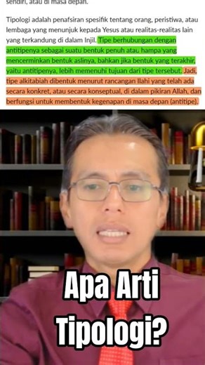 Apa Arti Tipologi? #pelajaranalkitab #muridsegalabangsa #kitabyosua #tipologi #yesuskristus #firman