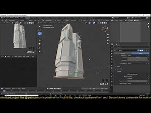 modeling futuristic buildings in blender