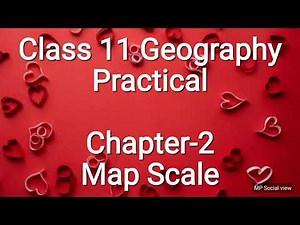 Geography Practical File Chapter 2 Map Scale class11