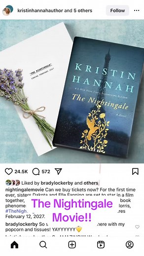 Kristin Hannah’s masterpiece “The Nightingale” is finally coming to theaters. #explore #explorepage✨ #trending #viral #booktok #booktoker #filmadaptation #thenightingale #kristinhannah #movie #movietok #reading #literature #greenscreen @Penguin Random House St. Martin’s Press | Jordanfairchild