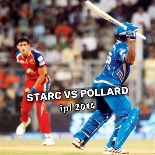 pollard vs starc fight | ipl fighting moments #cricket