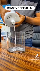 Density of Mercury & Water. Mercury has a density of 13.5 g/mL, which is about 13.5 times denser than water (1.0 g/mL), so even a small amount of mercury feels unexpectedly heavy.