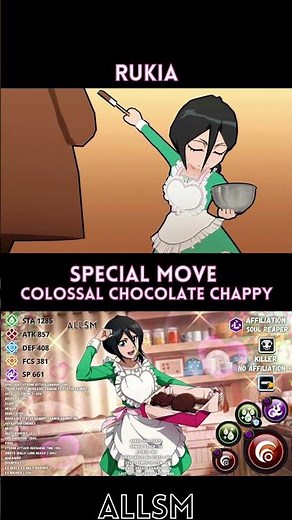 Rukia Colossal Chocolate Chappy Bleach Brave Souls #bleach #anime