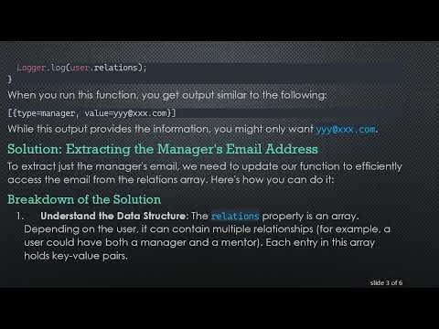 How to Retrieve a Manager's Value Using Google Admin SDK