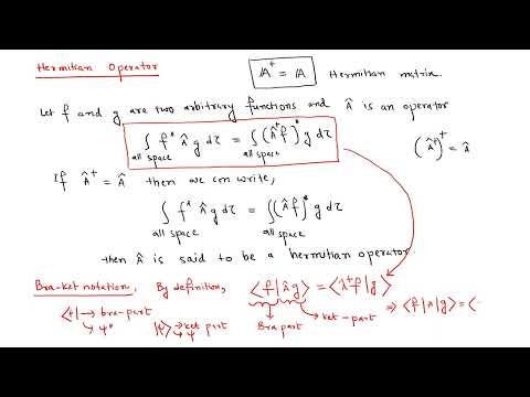 Hermitian operator (Part A)