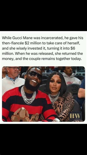 Gucci Mane Handed His Wife $2M Before jail… What She Did With It SHOCKED Everyone! #guccimane #wife