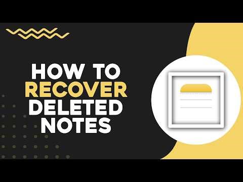 How To Recover Deleted Notes On iPhone (Easiest Way)