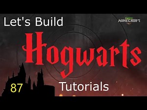 Lets Build Hogwarts in Minecraft Tutorials Part 87, Landscaping