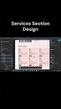 Landing Page UI/UX Design | Key Services Section #figma #webdesign #uiux