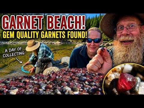 GARNET BEACH! Gem Quality Garnets Everywhere!