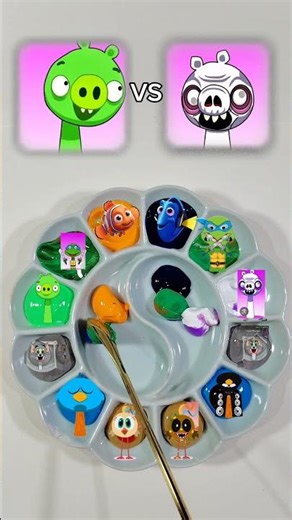 🍿 Sprunki Color Mixing Battle: Normal 🙂 vs Horror 🙃 Who Will Win? #sprunki #nemo #tom #colormixing