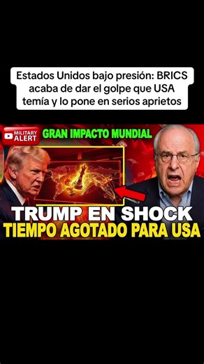 Estados Unidos bajo presión: BRICS acaba de dar el golpe que USA temía y lo pone en serios aprietos Los BRICS dan un movimiento estratégico que pone a Estados Unidos bajo presión, desafiando su liderazgo económico global y generando incertidumbre sobre la influencia estadounidense en los mercados internacionales. Viral Tags: #BRICSVsUSA #PresiónGlobal #PoderEconómico #Geopolitica #fyp