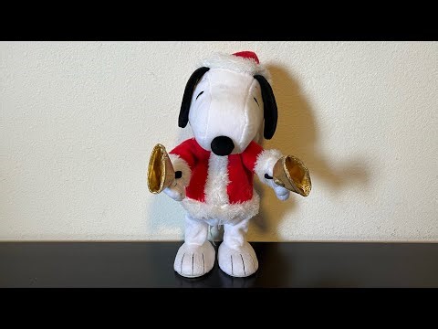 Hallmark Christmas 2011 Animated Holiday Snoopy Bell Ringer