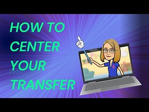 How to center your heat transfer vinyl