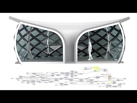 Rain Collection Structure Parametric Architecture Rhinoceros and Grasshopper