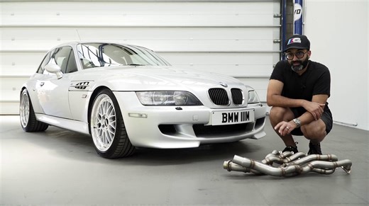 Supersprint headers on S54 Z3M coupe