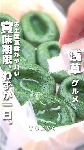 【東京グルメ】賞味期限1日⁉️浅草でしか出会えない究極の和菓子🍡柔らかすぎる草餅