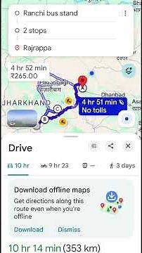 google Map Trip Plan