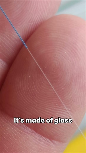 Hundreds of glass fibers. One cable. This is your internet.