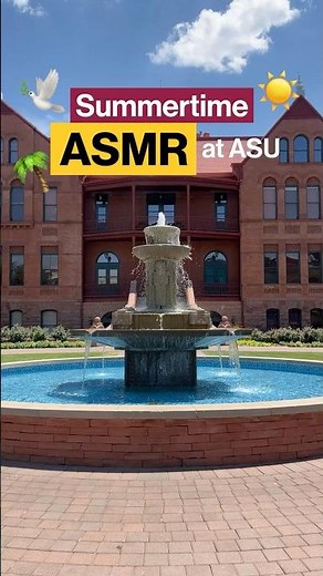 Summertime ASMR at ASU 🔊 #shorts