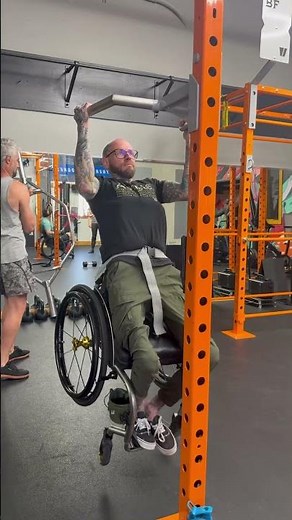Adaptive Wheelchair Pull-Up Workout | Upper Body Strength & Adaptive Gym Training