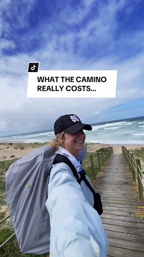 I walked the camino de santiago in may for 2 weeks on the Portuguese way and here is what it really cost… #solofemaletravel #travelinyourtwenties #traveltiktok #buencamino #caminodesantiago #spaintravel #CapCut