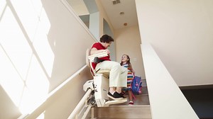Live Life Without Limitations With Harmar's Custom Curved Stair Lift