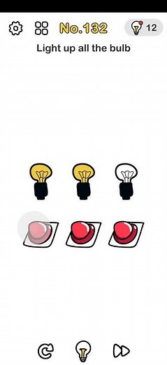 Brain Out Level 132 | Light up all the bulb | Brain Out Game Solution Level 132