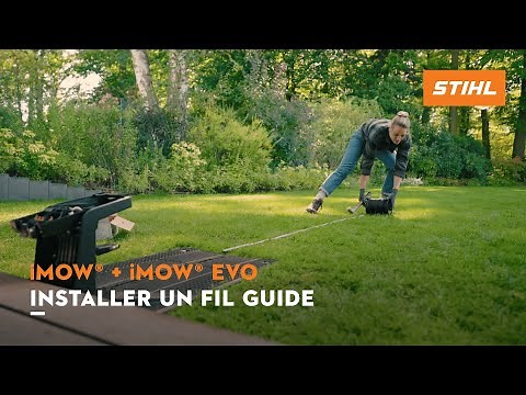 Robot tondeuse STIHL iMOW® | Installer un fil guide