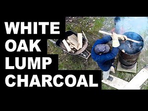 Making Lump Charcoal at home TEST #1