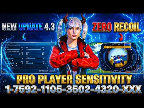 PUBG Mobile 4.3 Update: Zero Recoil Sensitivity Settings + Code 🔥 (Best for All Devices) 2026