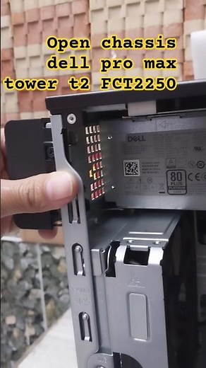 Open chassis / Sound Dell Pro Max Tower T2 FCT2250