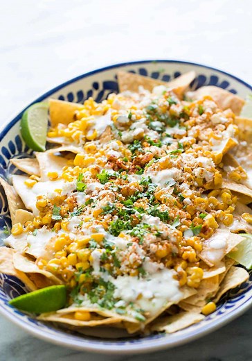 Mexican Street Corn Nachos are the Ultimate Summertime Appetizer