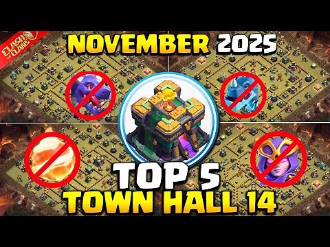 TOP 5! NEW BEST TH14 BASE Layout + Copy Link 2025 | Town Hall 14 (TH14) War Base | Clash of Clans