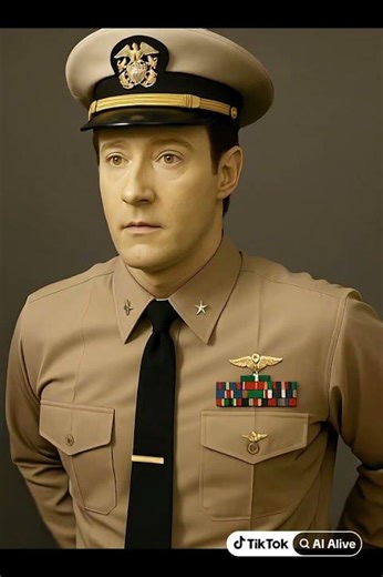 LIEUTENANT COMMANDER DATA KICKING IT IN THE U.S. NAVY!