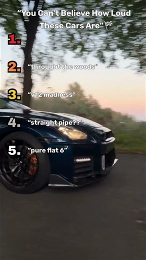 “You Can't Believe How Loud These Cars Are”🏁“