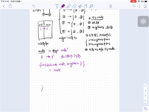 leetcode 133 图拷贝