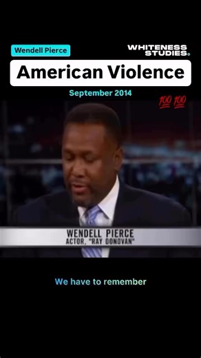 Actor Wendell Pierce from, The Wire, is brutally honest in his description of the history of America! Share And Like! Please! | Michael Baisden Live