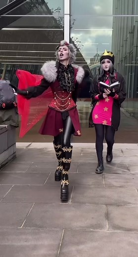 (Obviously not ships) A lot went wrong with my original idea for this but I did the best I could! Everyone’s cosplays were too amazing not to 💙 #stolas #blitz #helluvaboss #hazbinhotel Stolas- Me Octavia- @JustKateCosplay Millie- @ittakestime_0_ Moxxie- @Elijah Striker- @JP__Cosplay