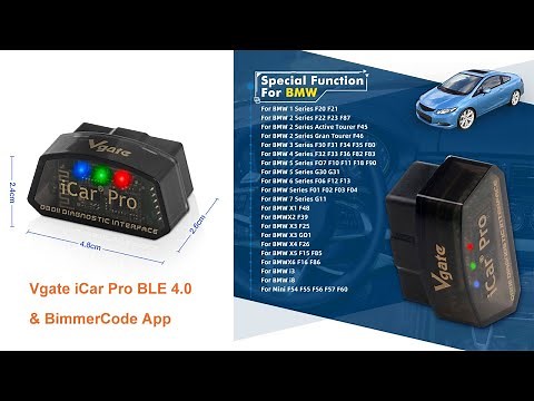 How to use Vgate icar with BimmerCode for BMW Coding -obdii365